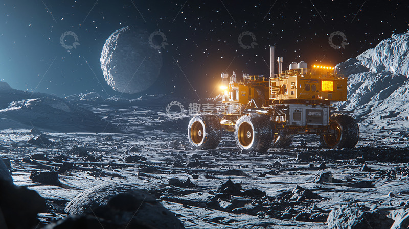 高清大图下载【趣麦麦图】月球探测车