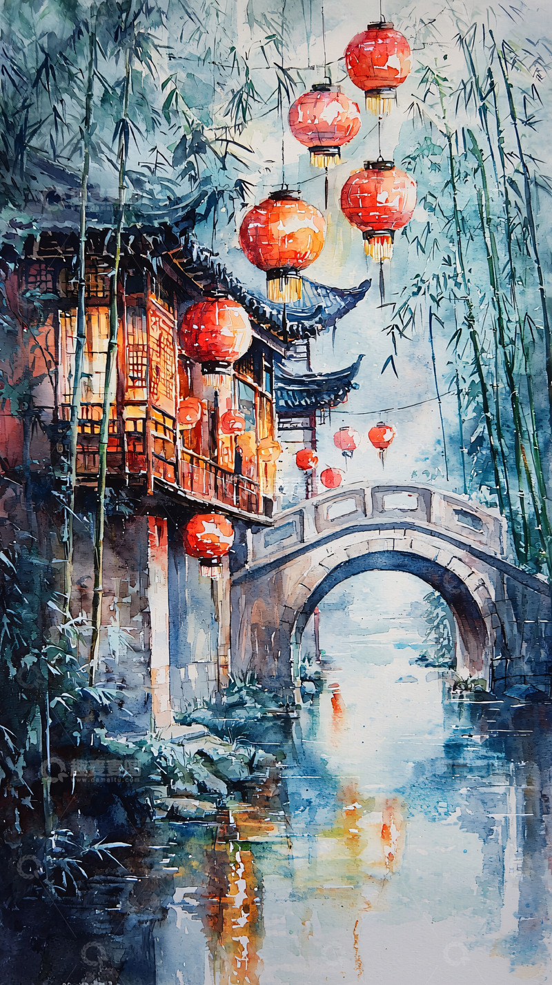 高清大图下载【趣麦麦图】水墨画