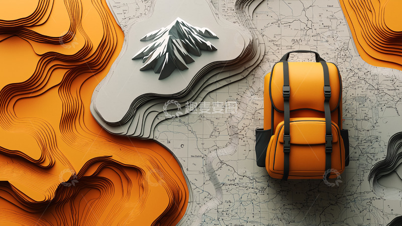 高清大图下载【趣麦麦图】旅行背包