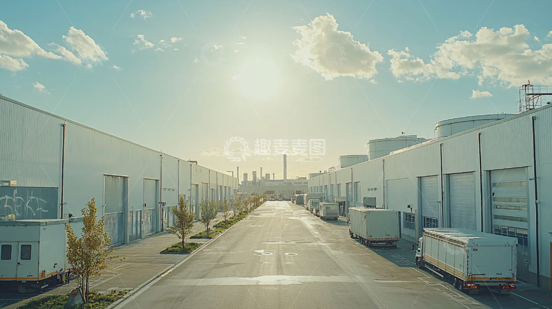 高清大图下载【趣麦麦图】现代化工业园区