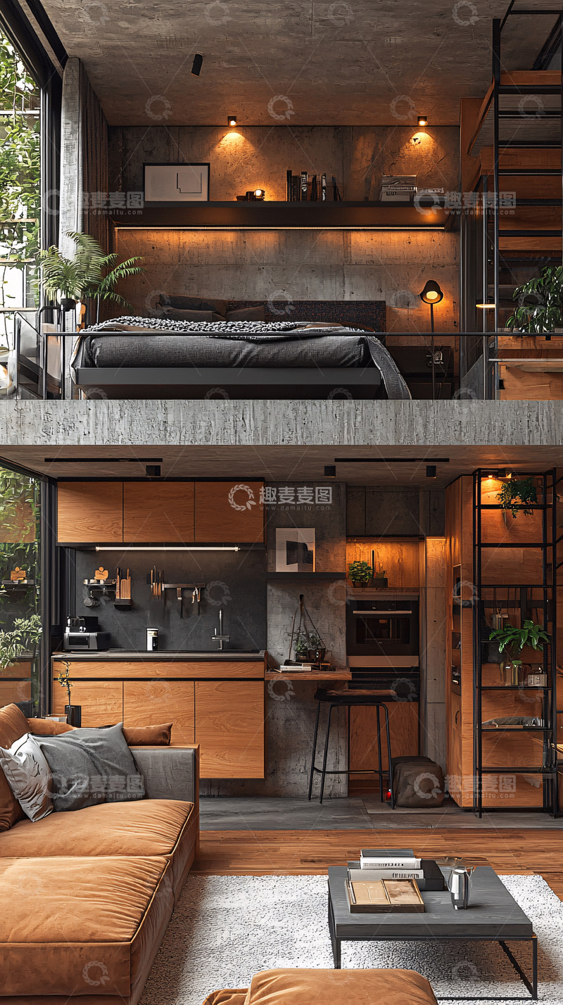 高清大图下载【趣麦麦图】loft公寓