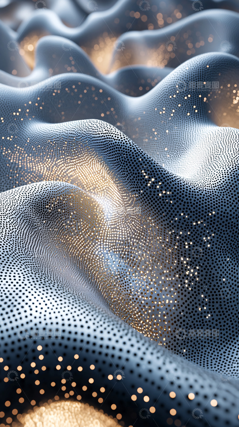 高清大图下载【趣麦麦图】波浪形金属表面