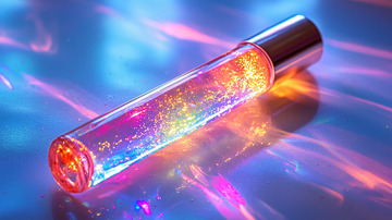 闪亮炫彩滚珠香水瓶