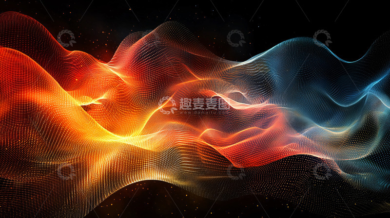 高清大图下载【趣麦麦图】抽象火焰