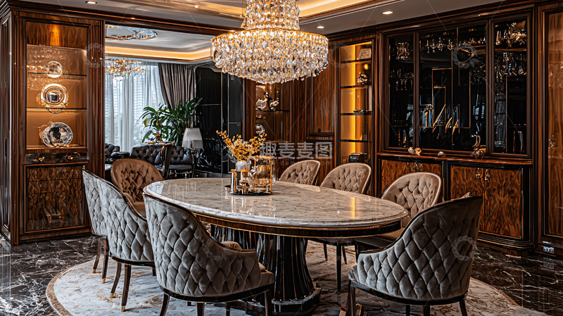 高清大图下载【趣麦麦图】高端大气欧式餐厅