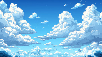 蓝天白云