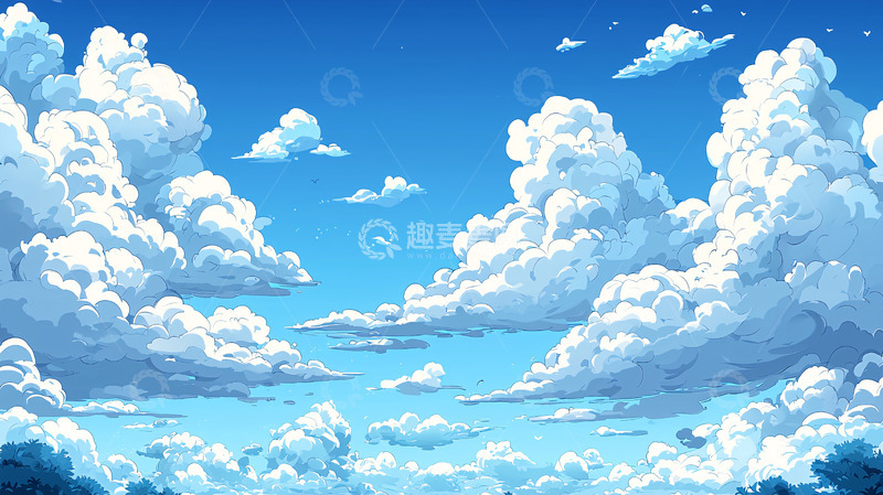 蓝天白云