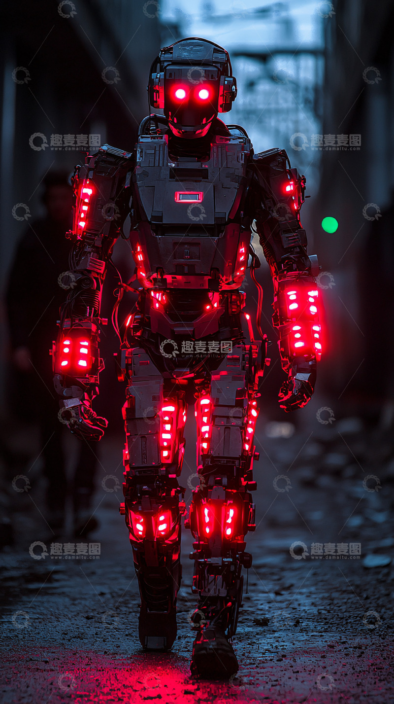 高清大图下载【趣麦麦图】科幻机器人