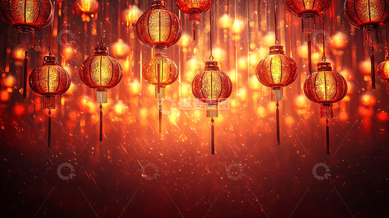 红灯笼背景