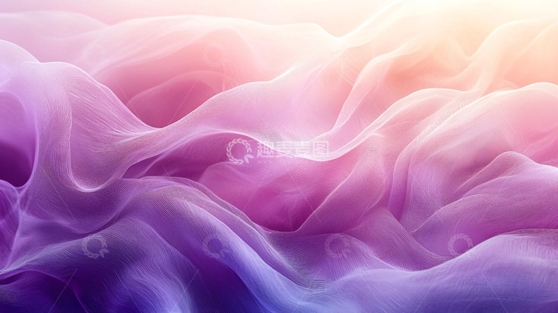 高清大图下载【趣麦麦图】梦幻渐变色丝绸布料