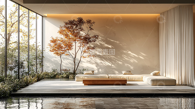 高清大图下载【趣麦麦图】极简日式风格室内设计