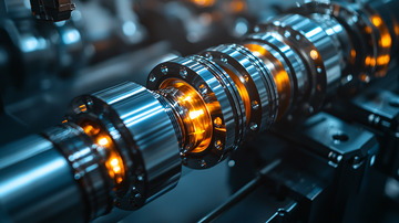 工业机械金属结构特写