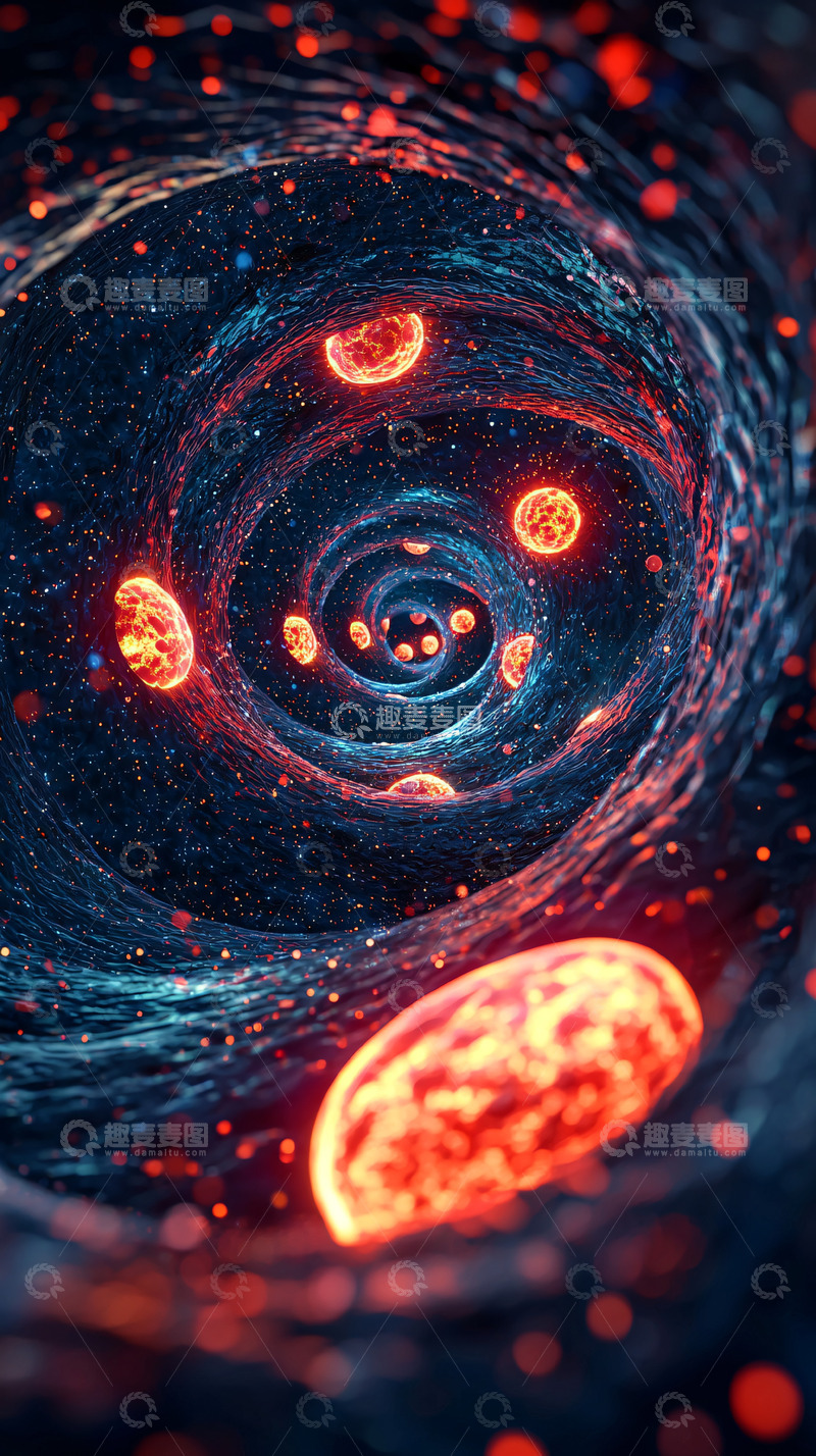 高清大图下载【趣麦麦图】宇宙深处的漩涡星系