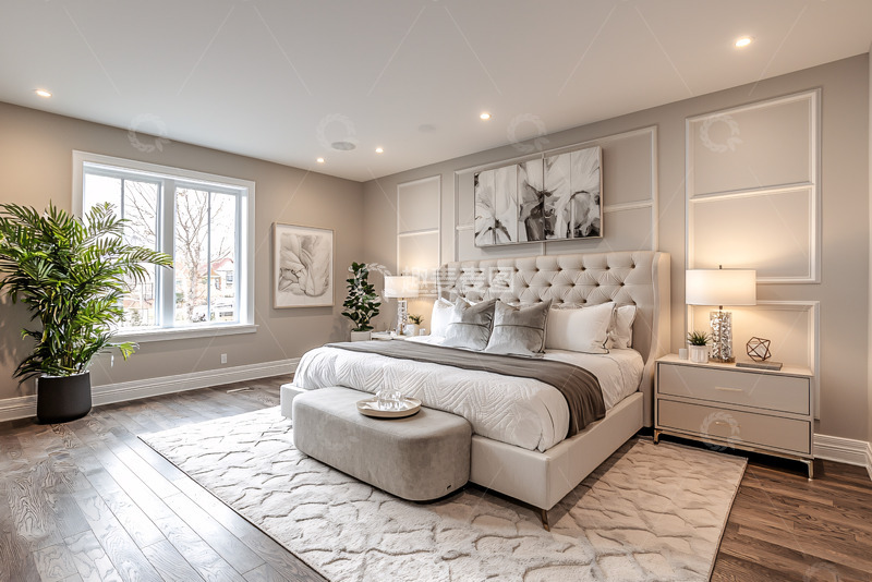 高清大图下载【趣麦麦图】现代简约主卧设计