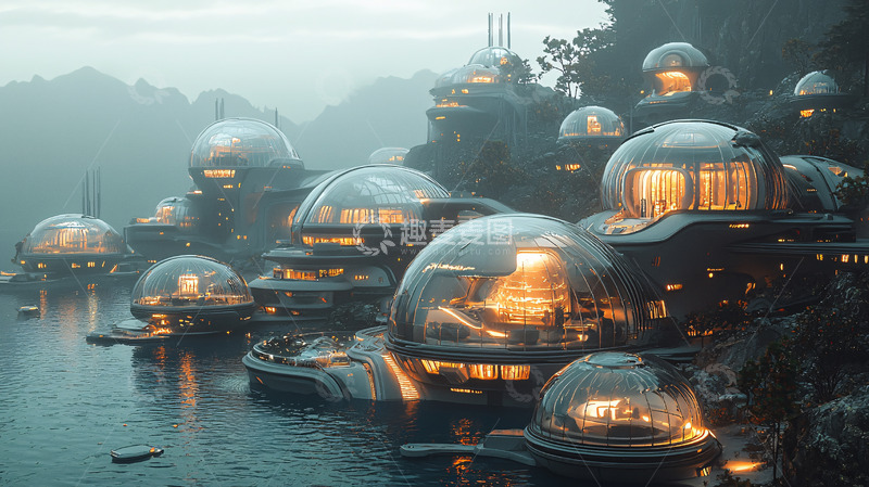 高清大图下载【趣麦麦图】未来都市