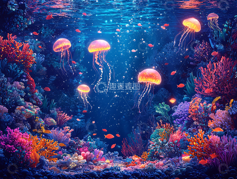 高清大图下载【趣麦麦图】海底世界