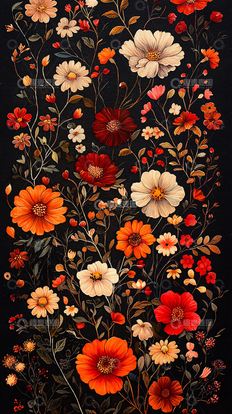 高清大图下载【趣麦麦图】绚丽绽放的花朵