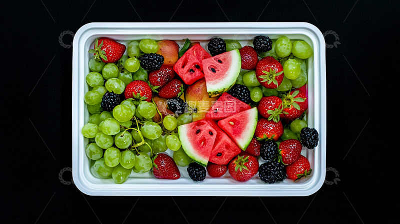 高清大图下载【趣麦麦图】新鲜水果拼盘