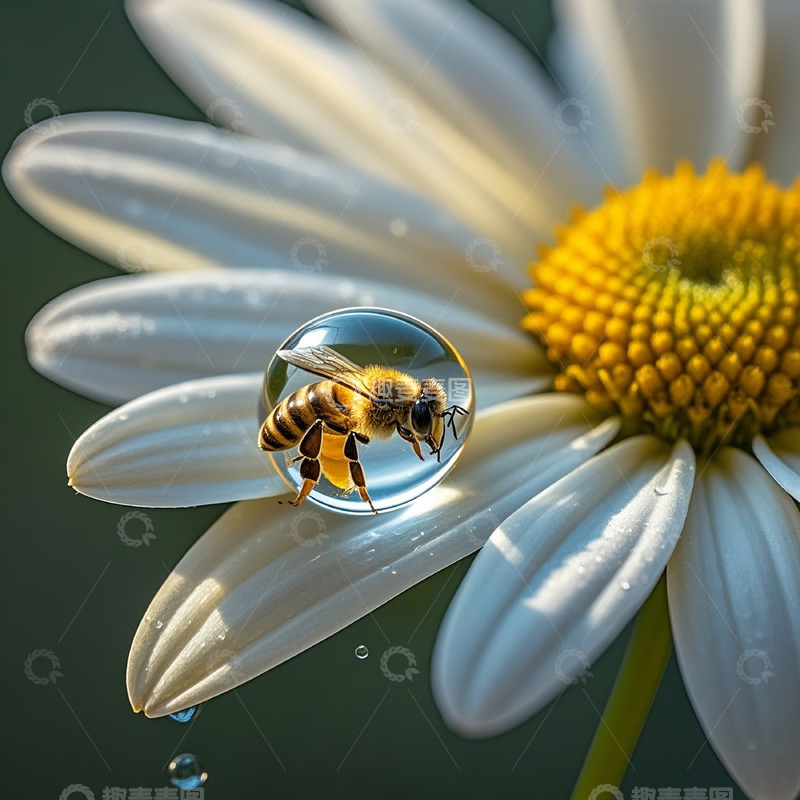 高清大图下载【趣麦麦图】春天雏菊高清摄影图