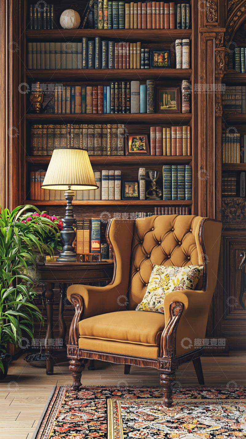 高清大图下载【趣麦麦图】书房