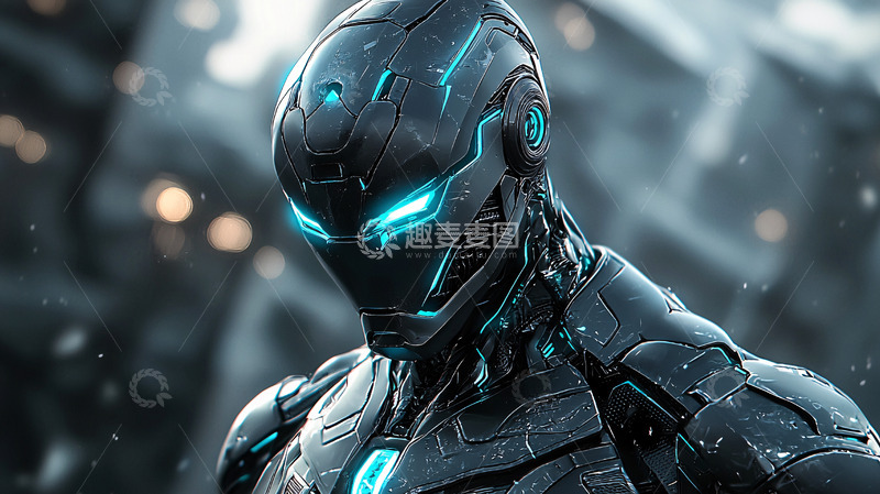 高清大图下载【趣麦麦图】未来战士