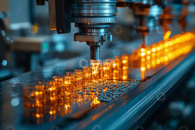 高清大图下载【趣麦麦图】自动化生产线