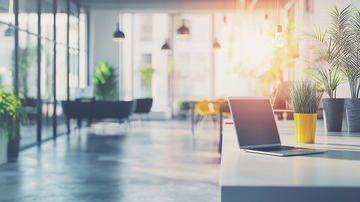 现代化开放式办公空间