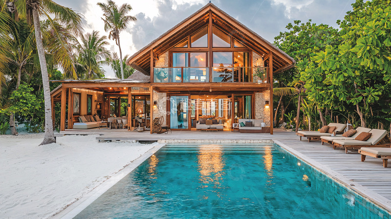 高清大图下载【趣麦麦图】海边木屋别墅