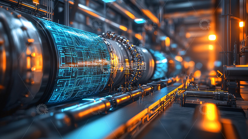 高清大图下载【趣麦麦图】未来科技感机械装置