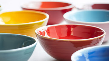 彩色陶瓷碗