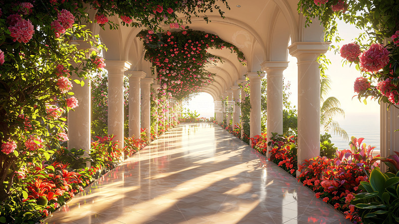 高清大图下载【趣麦麦图】花廊