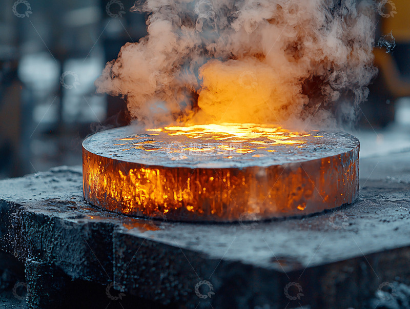 高清大图下载【趣麦麦图】高温锻造金属