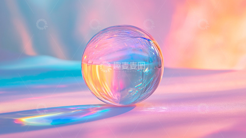 高清大图下载【趣麦麦图】晶莹剔透的水晶球