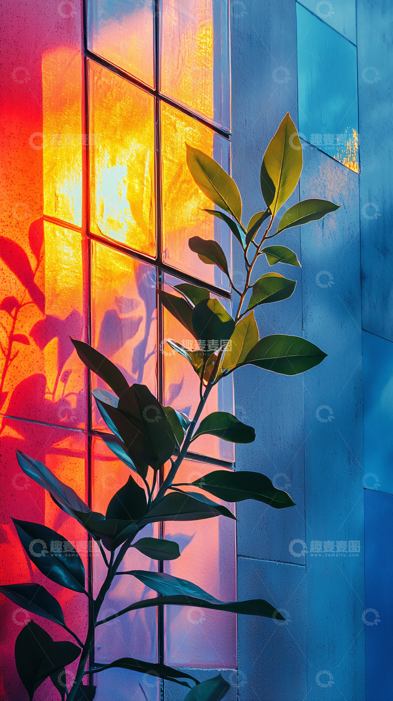 高清大图下载【趣麦麦图】彩色玻璃窗