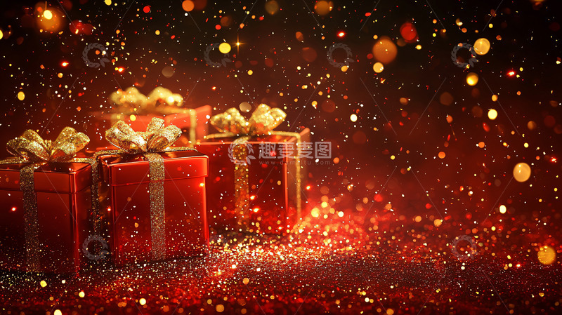 高清大图下载【趣麦麦图】圣诞节礼物