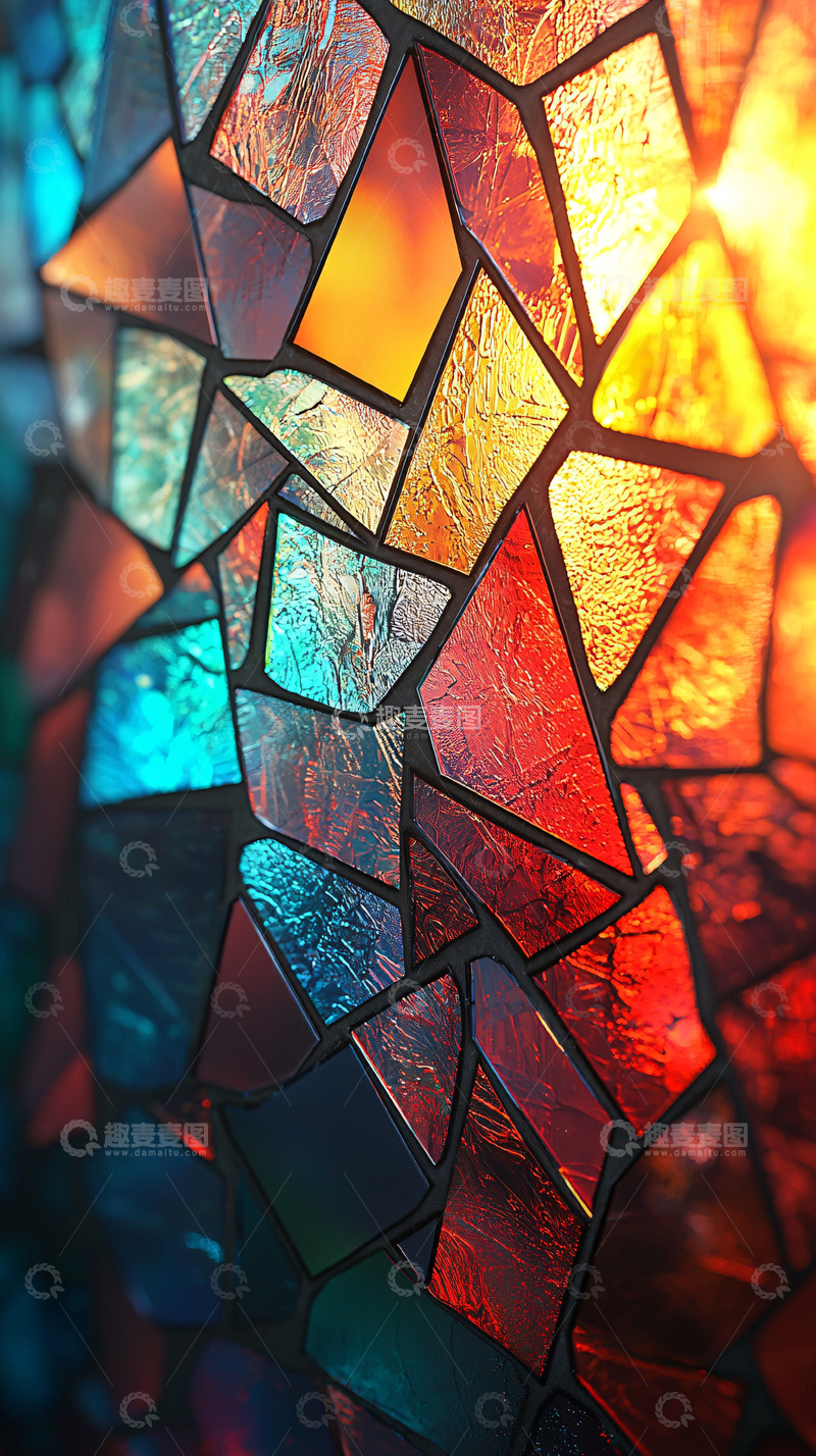 高清大图下载【趣麦麦图】彩色玻璃窗户