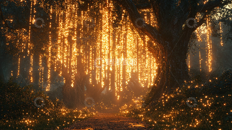 高清大图下载【趣麦麦图】燃烧森林