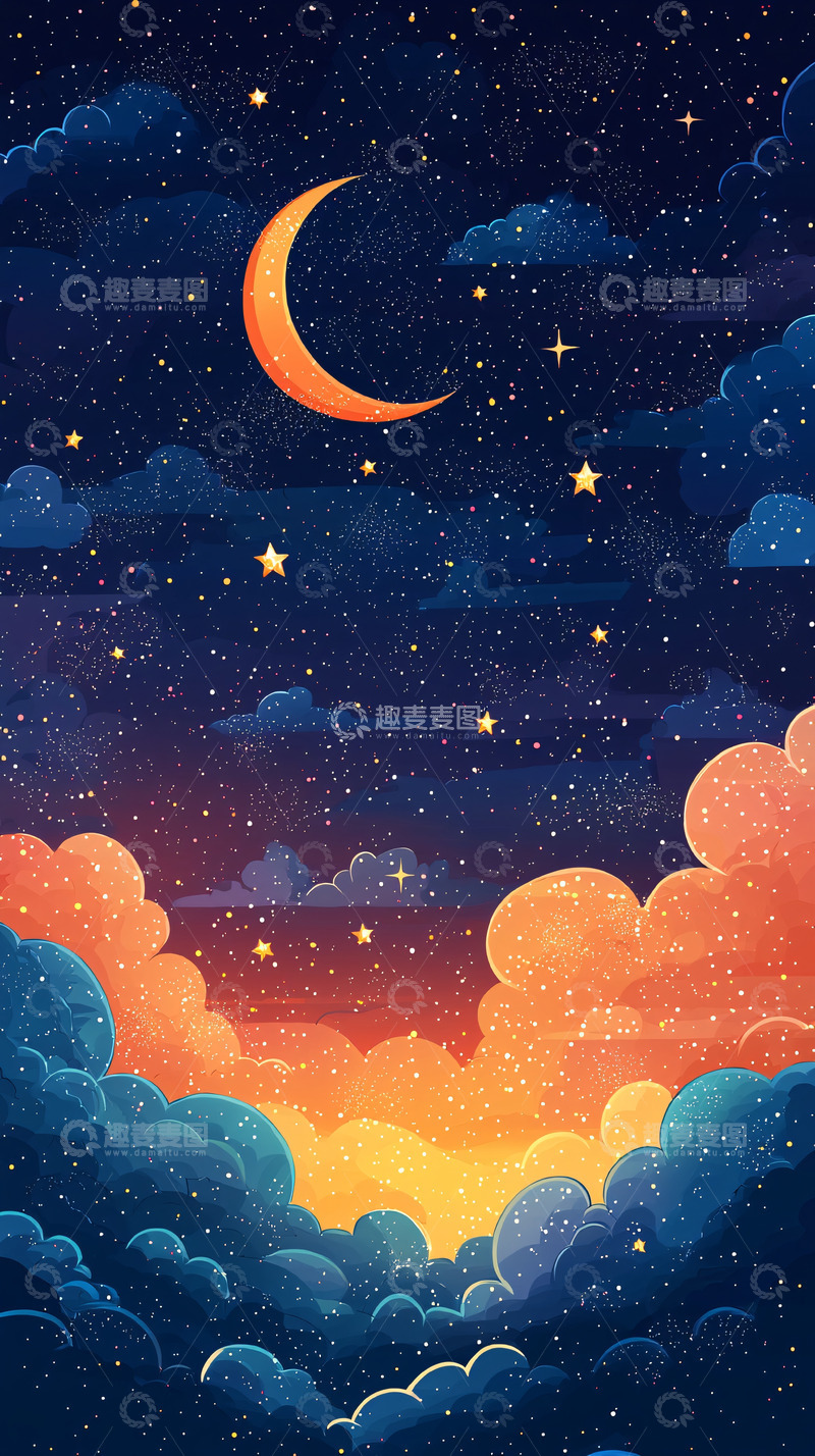 高清大图下载【趣麦麦图】夜空