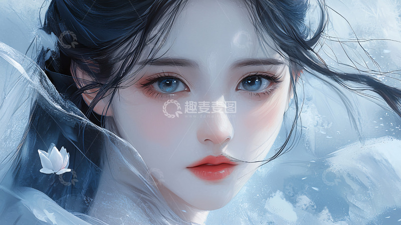 高清大图下载【趣麦麦图】古风美女