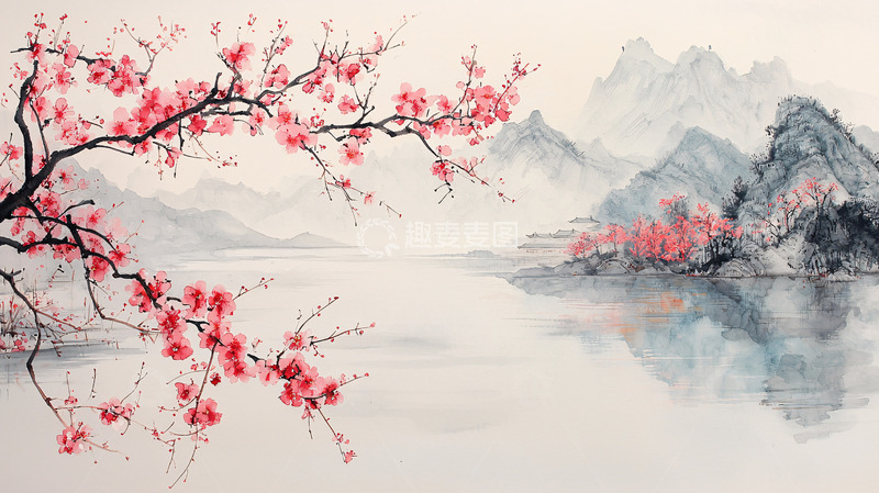 高清大图下载【趣麦麦图】水墨画