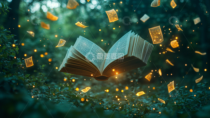 高清大图下载【趣麦麦图】魔法书籍