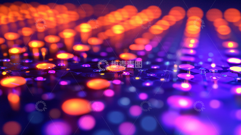 高清大图下载【趣麦麦图】炫彩灯光背景