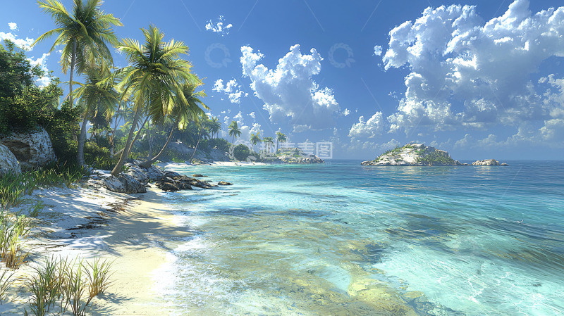 高清大图下载【趣麦麦图】热带海滩风景