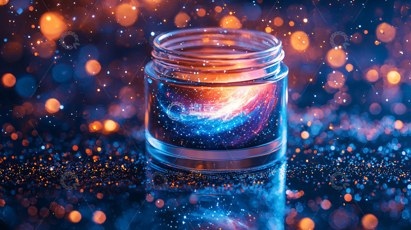 高清大图下载【趣麦麦图】星空在玻璃罐中闪耀