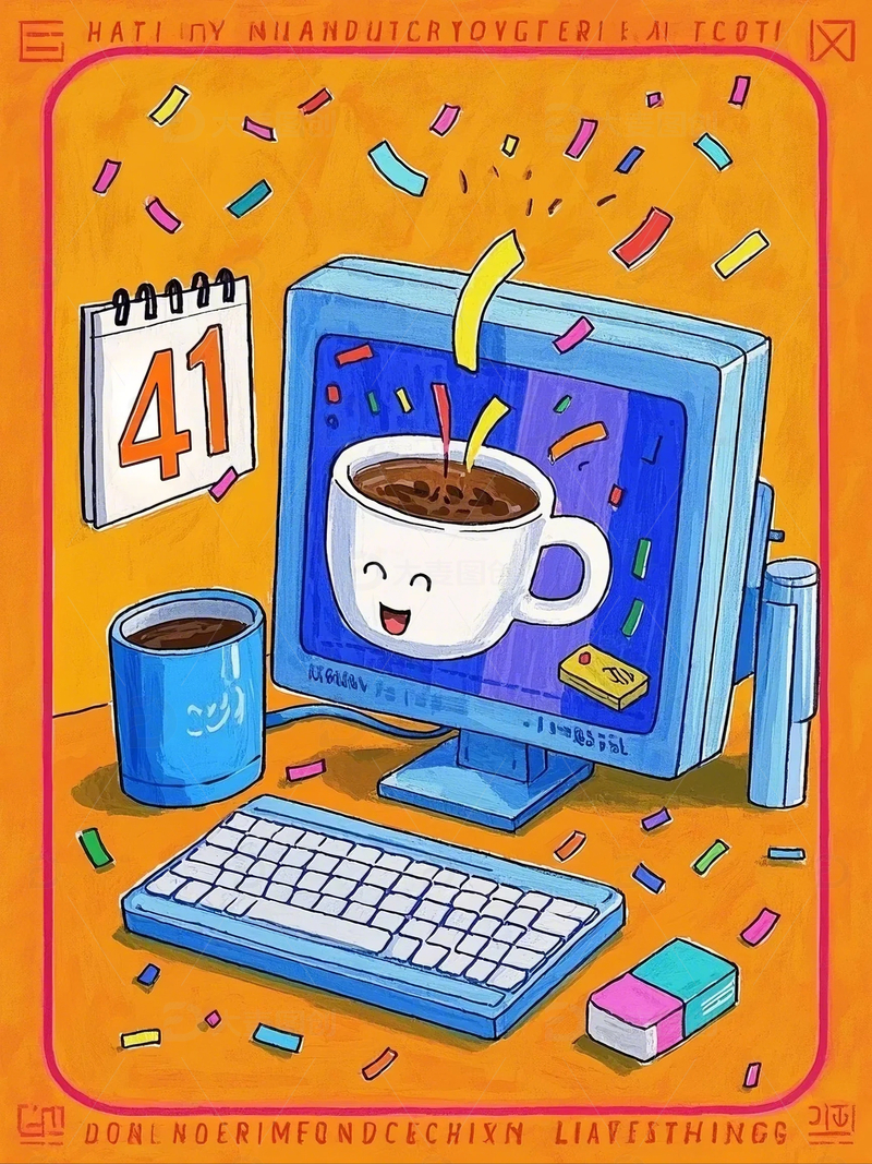 高清大图下载【趣麦麦图】开心最重要