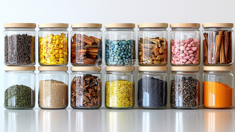 高清大图下载【趣麦麦图】玻璃瓶装香料