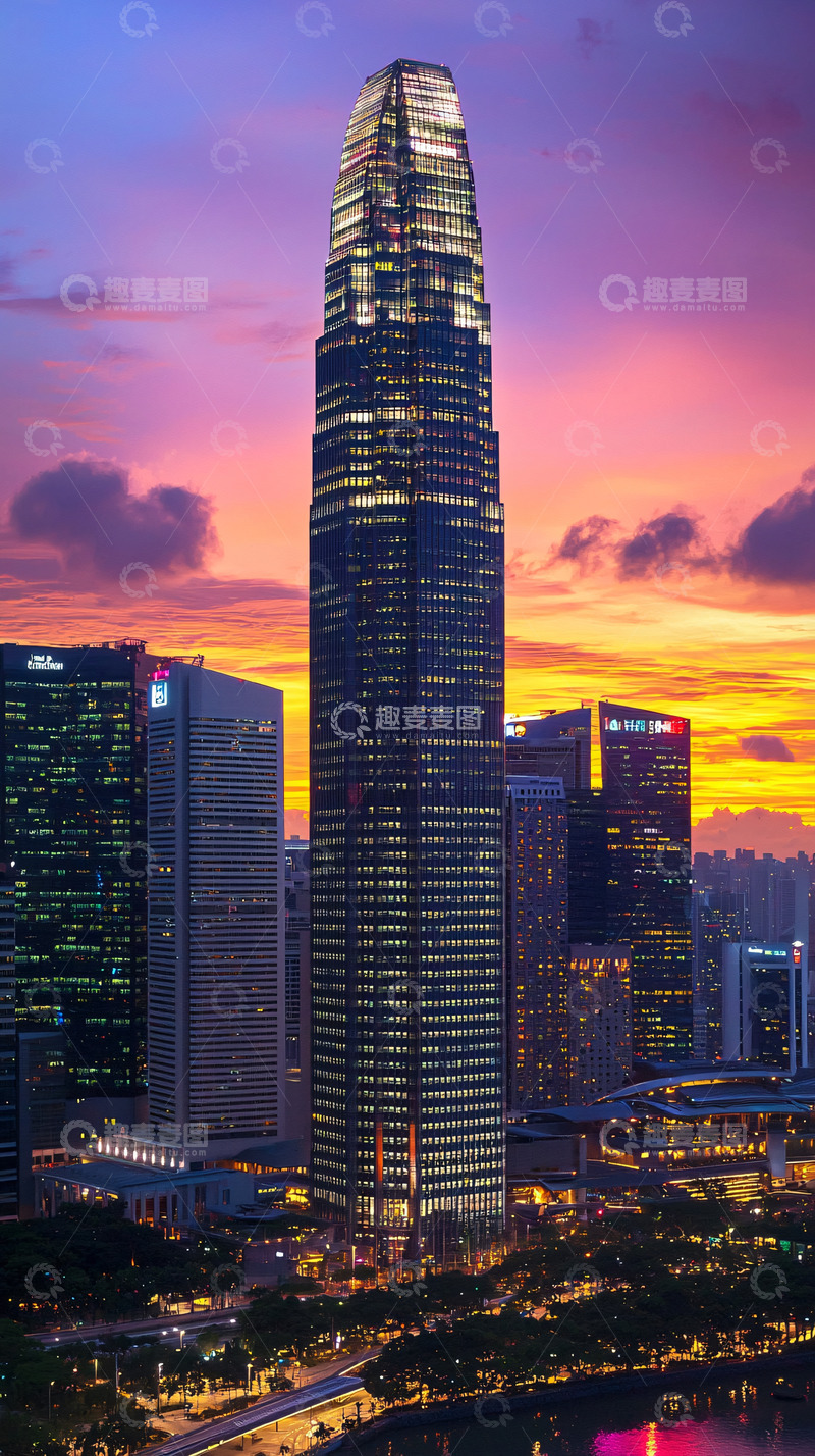 高清大图下载【趣麦麦图】香港夜景