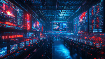 未来科技感数据中心