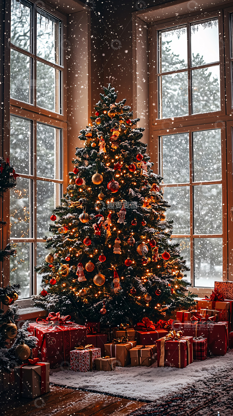 高清大图下载【趣麦麦图】圣诞节装饰