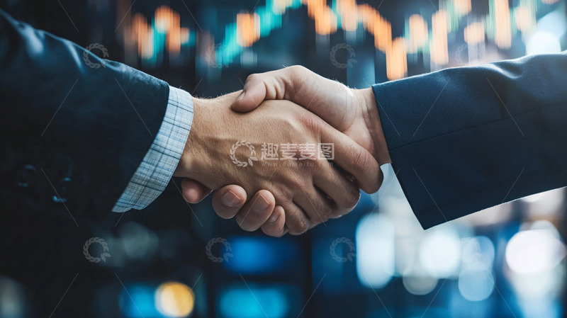 高清大图下载【趣麦麦图】商务握手